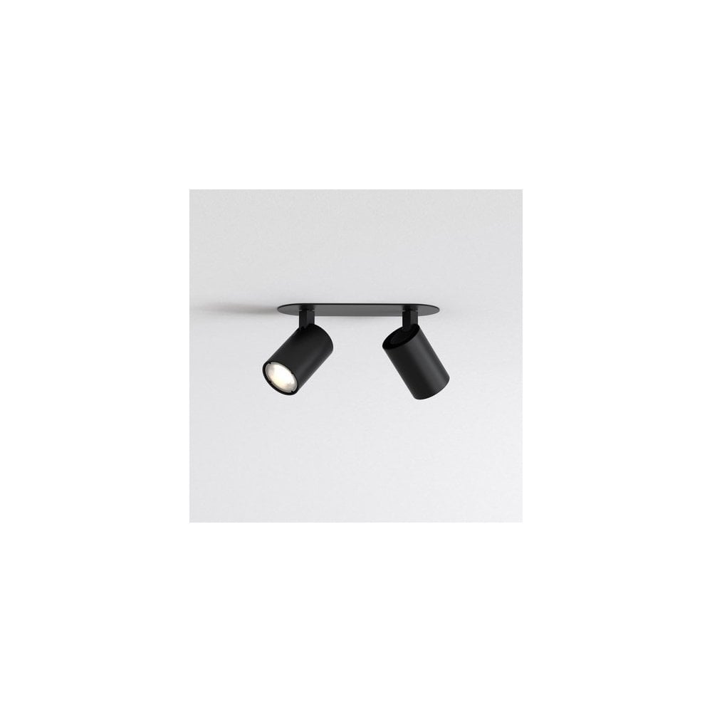 Ascoli Twin LED Recessed Light in Matte Black Finish