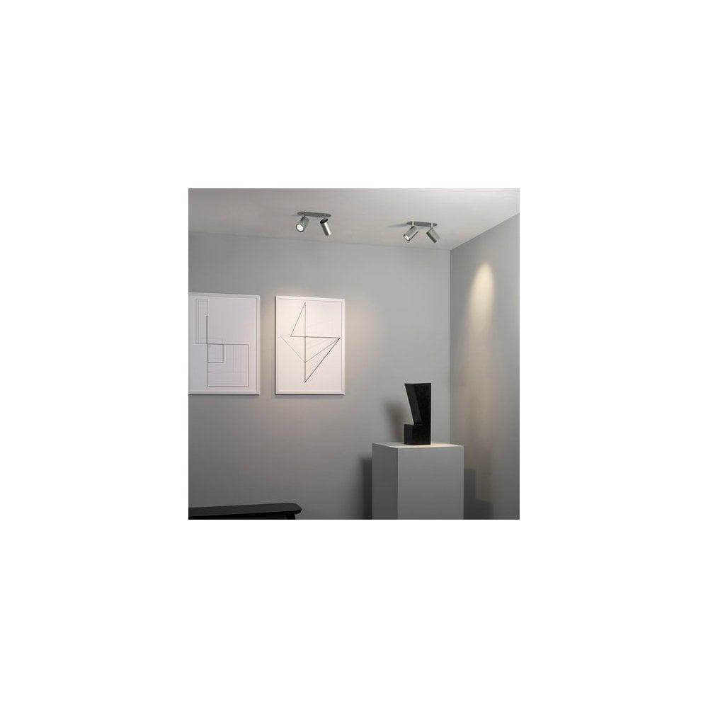 Ascoli Twin Recessed LED Spotlights in Matte Nickel Finish