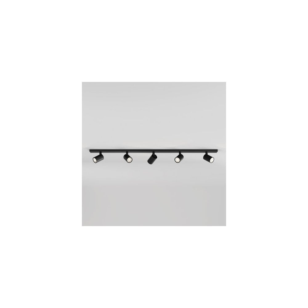 Ascoli Quintet Matte Black Linear Light Fixture