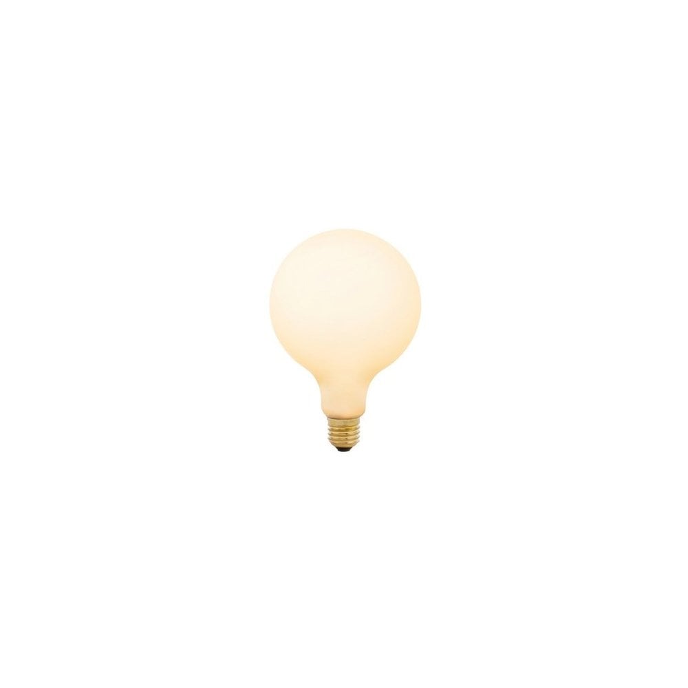 Sleek Matt White LED Globe Bulb E27 6W 2700K Dimmable - 540 Lumens