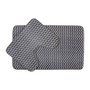 Soak Chevron Bath And Pedestal Mat Set