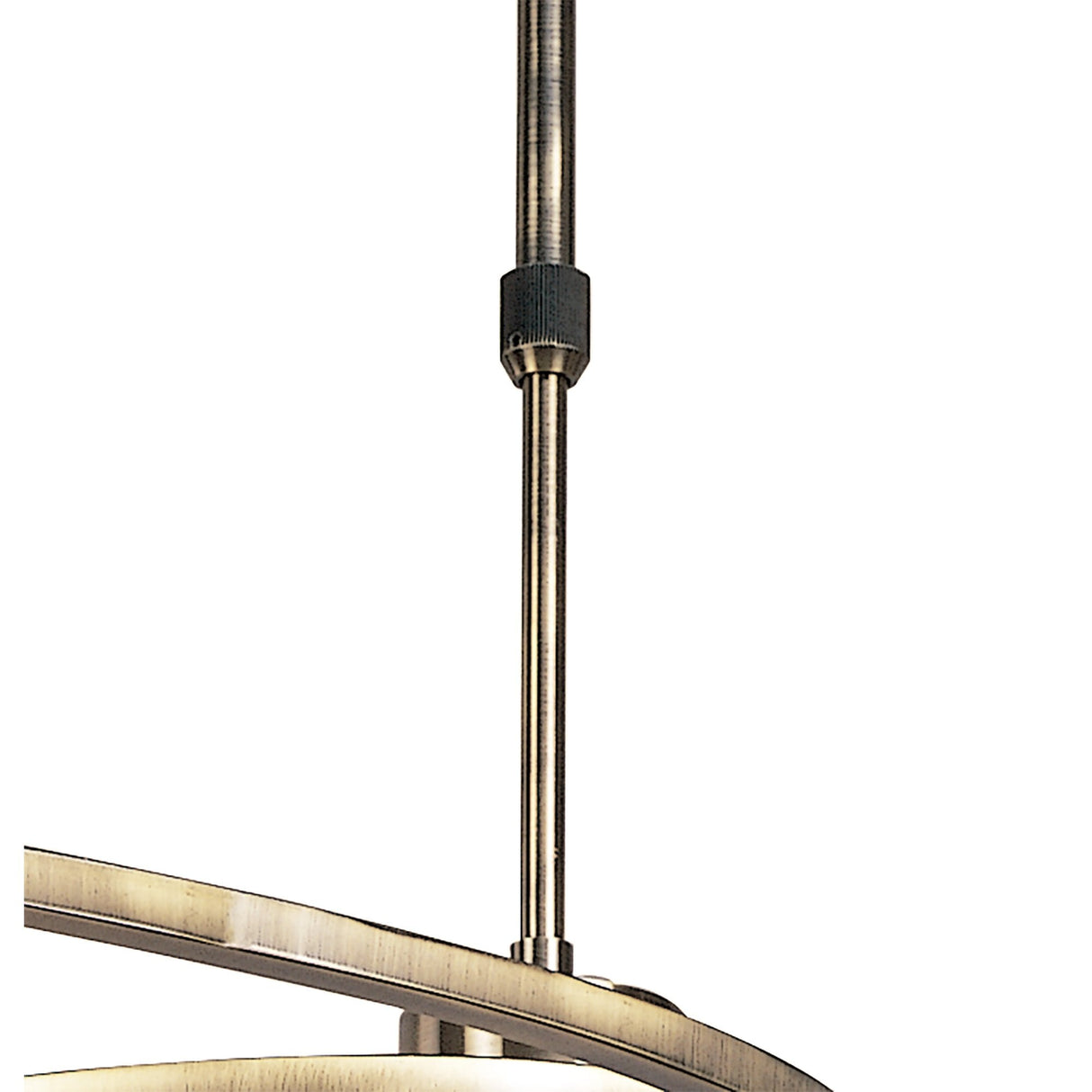 Rosa Del Desierto Convertible Telescopic 6-Light Pendant in Antique Brass