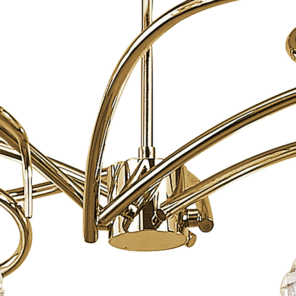 Santiago Sevillano's Dali Telescopic Convertible Pendant - 6 Light G9 in Polished Brass
