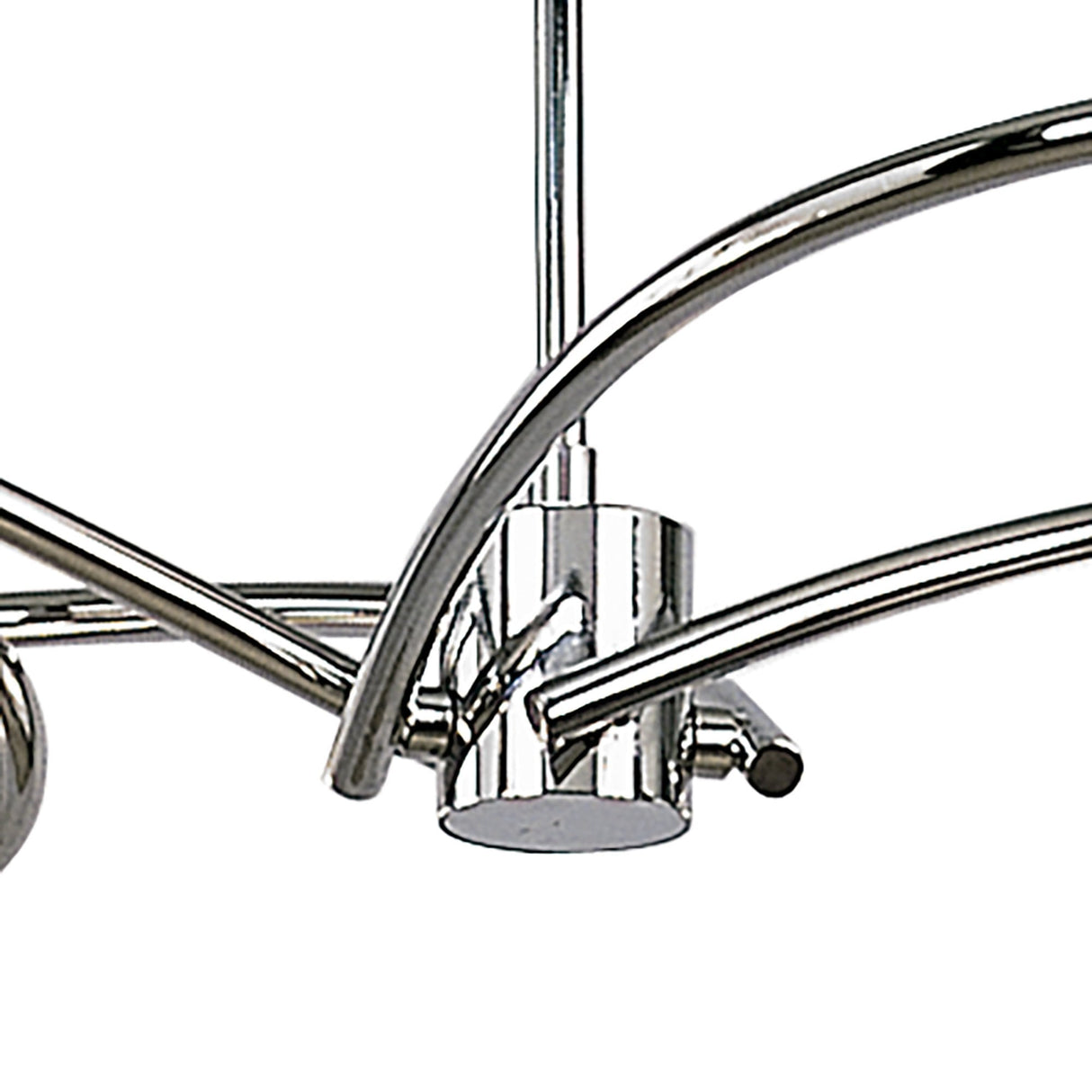 Dali Telescopic Convertible Pendant - Sleek 4-Light Design in Polished Chrome