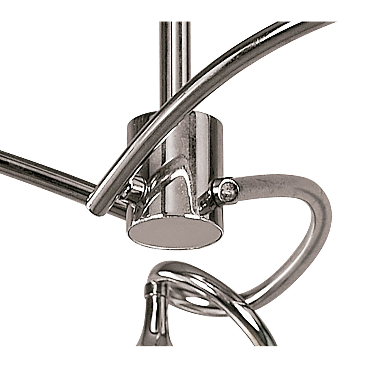 Dali Trio Light Ceiling Fixture in Polished Chrome by Santiago Sevillano