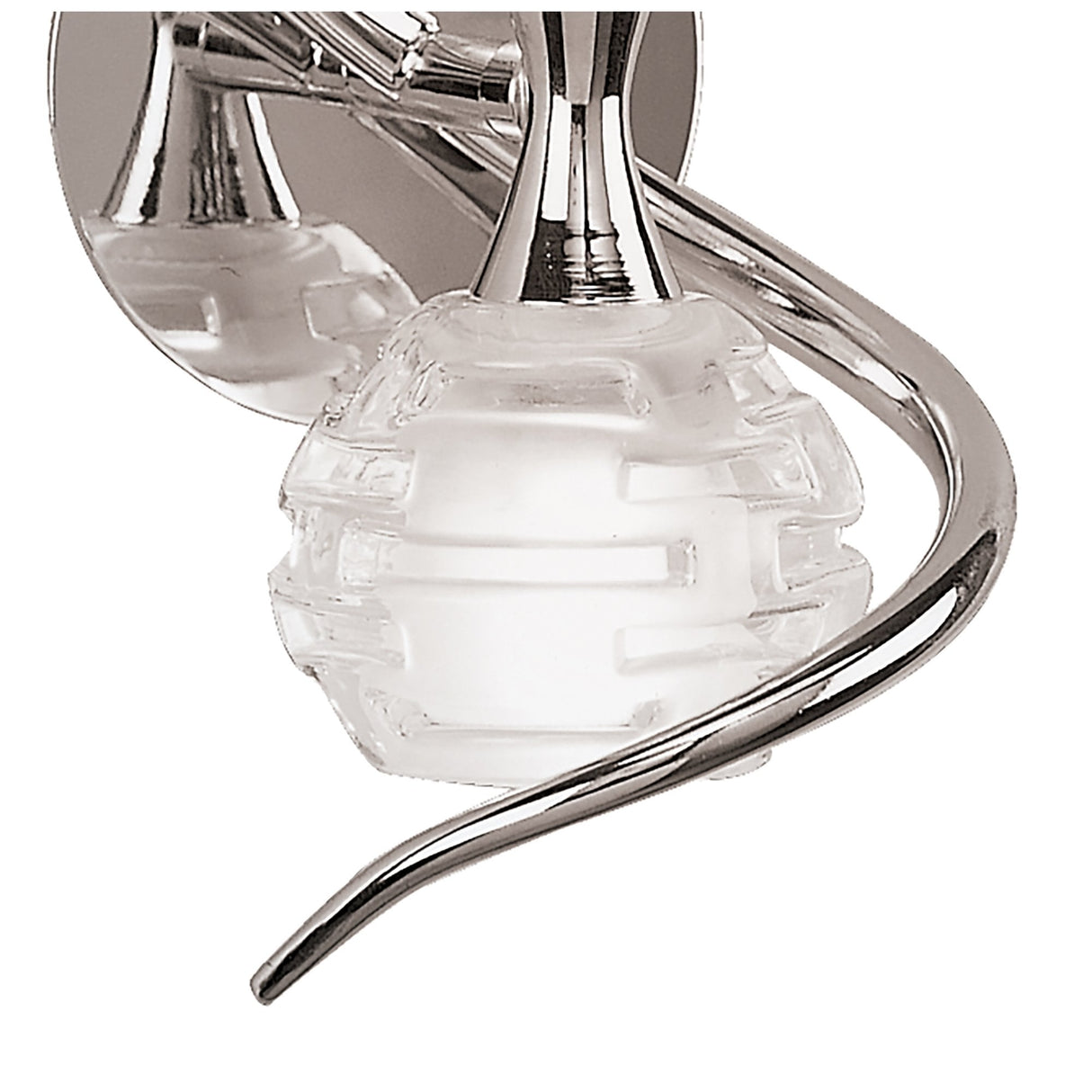 Dali Elegant Switched Wall Lamp, Dual G9 Light in Polished Chrome