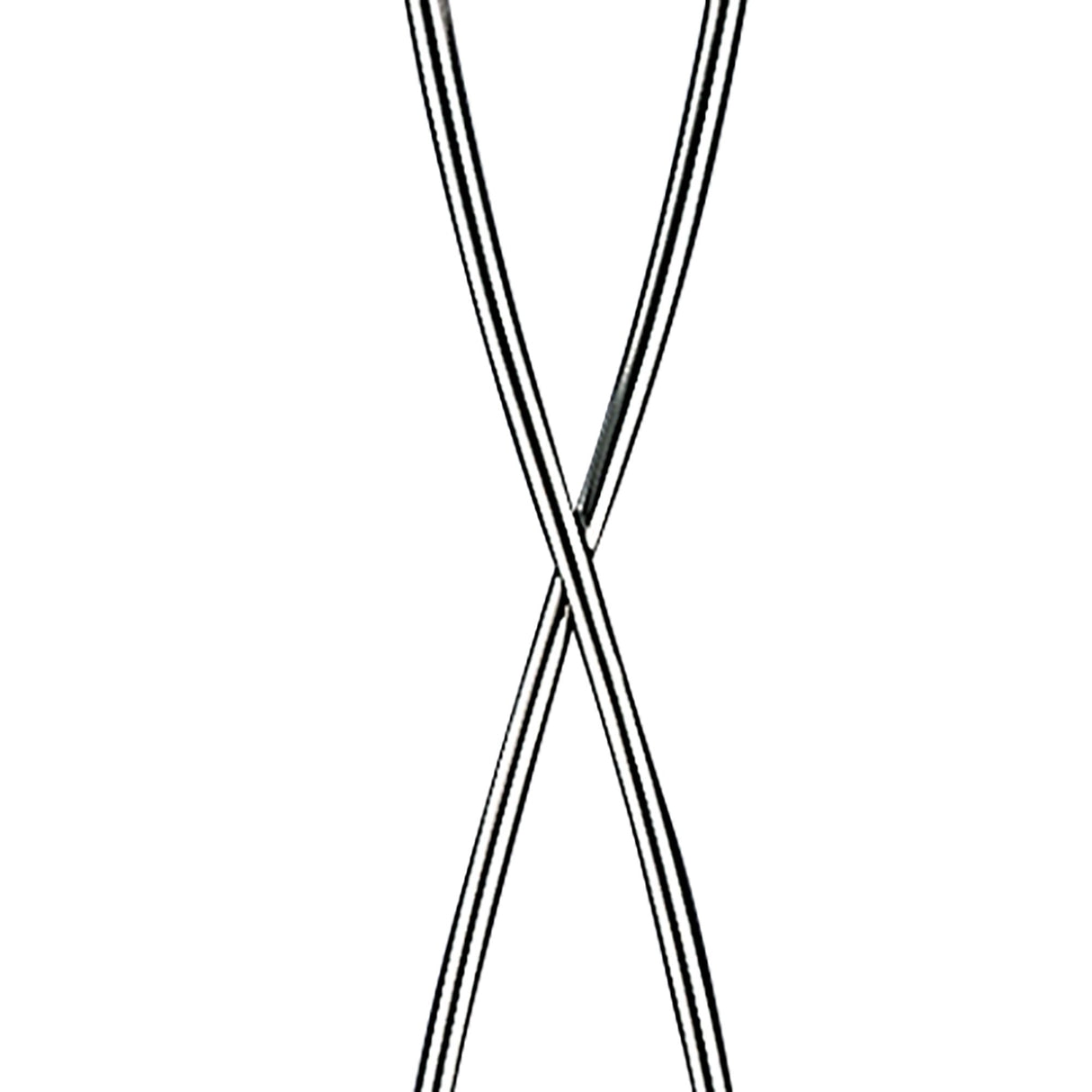 Dali Dual Light Chrome Floor Lamp by Santiago Sevillano