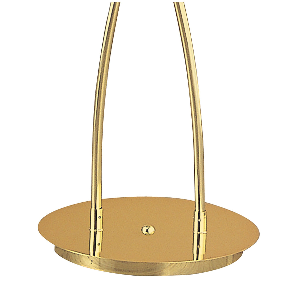 Dali Duo Luminaire Floor Lamp in Polished Brass by Santiago Sevillano