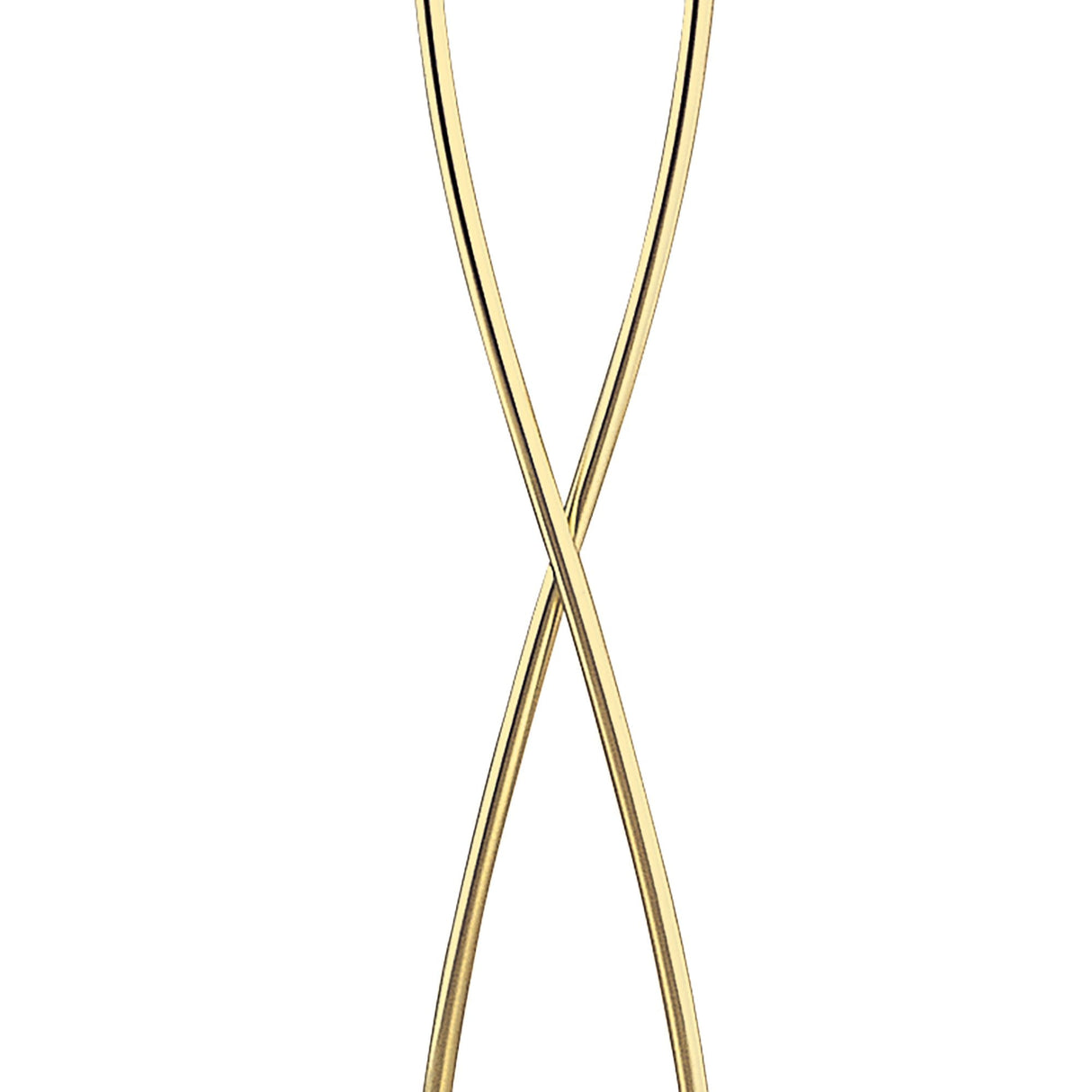 Dali Duo Luminaire Floor Lamp in Polished Brass by Santiago Sevillano