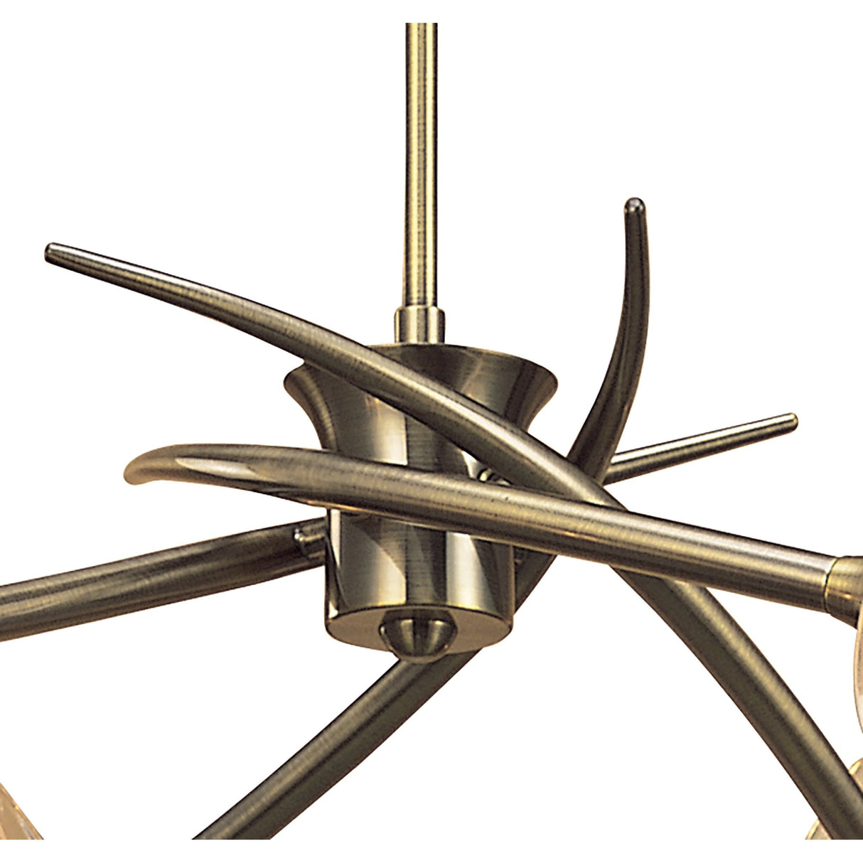 Flavia Telescopic Pendant: Convertible Antique Brass 4-Light Design by Martinez & Sebastia