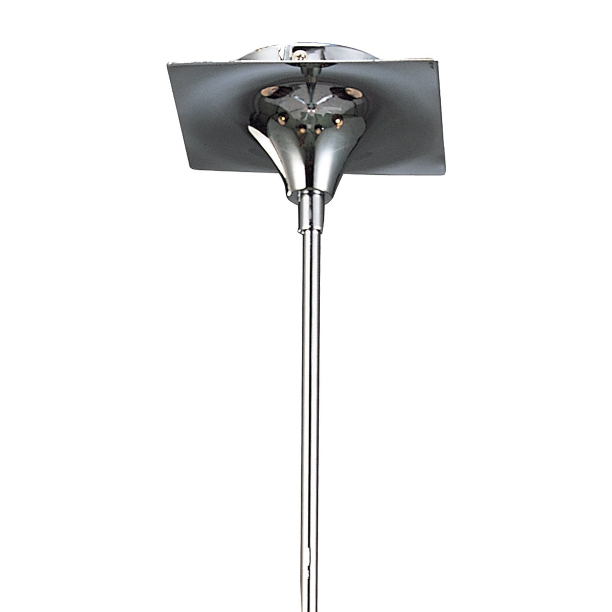 Siena Round 6-Light Pendant in Polished Chrome with Black Silk Shades and Black Crystal Accents