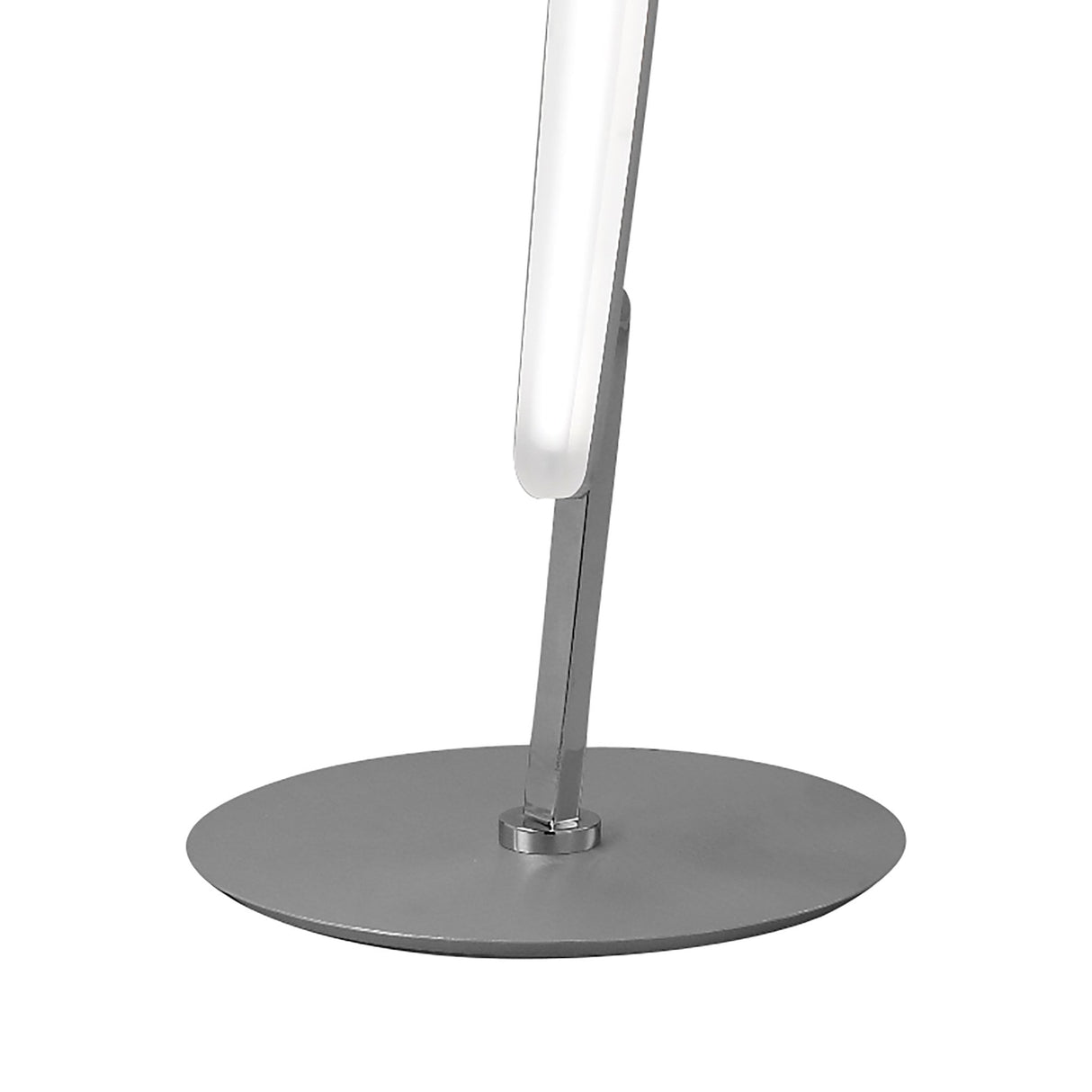 Hemisferic LED Floor Lamp 20W, Satin Aluminium & Frosted Acrylic, 3000K Warm White, 3-Year Warranty