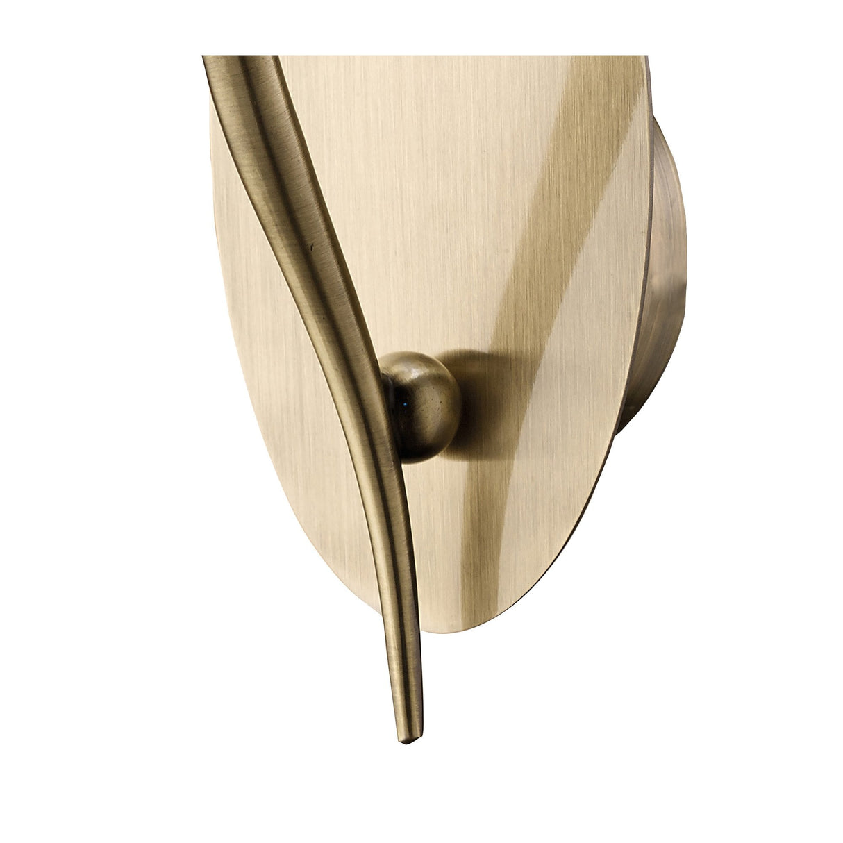 Loewe Antique Brass Wall Lamp with Soft Bronze Finish and Elegant Designs
