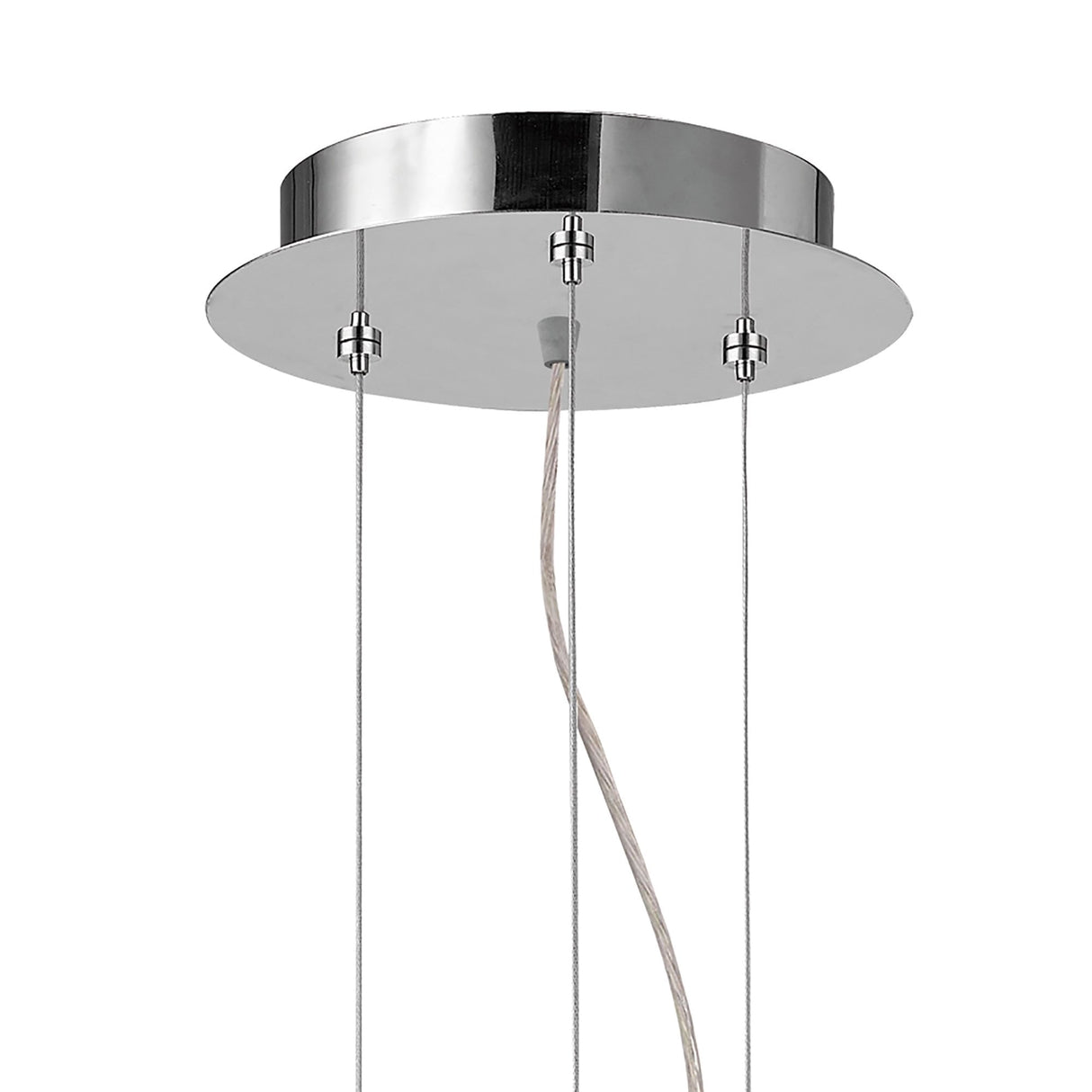 Maui LED Pendant Light 3000K, 2520lm, Gloss White & Chrome Finish, 3-Year Warranty