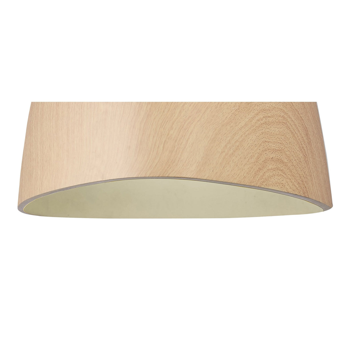 Contemporary Beech & Chrome Triangle Pendant Light
