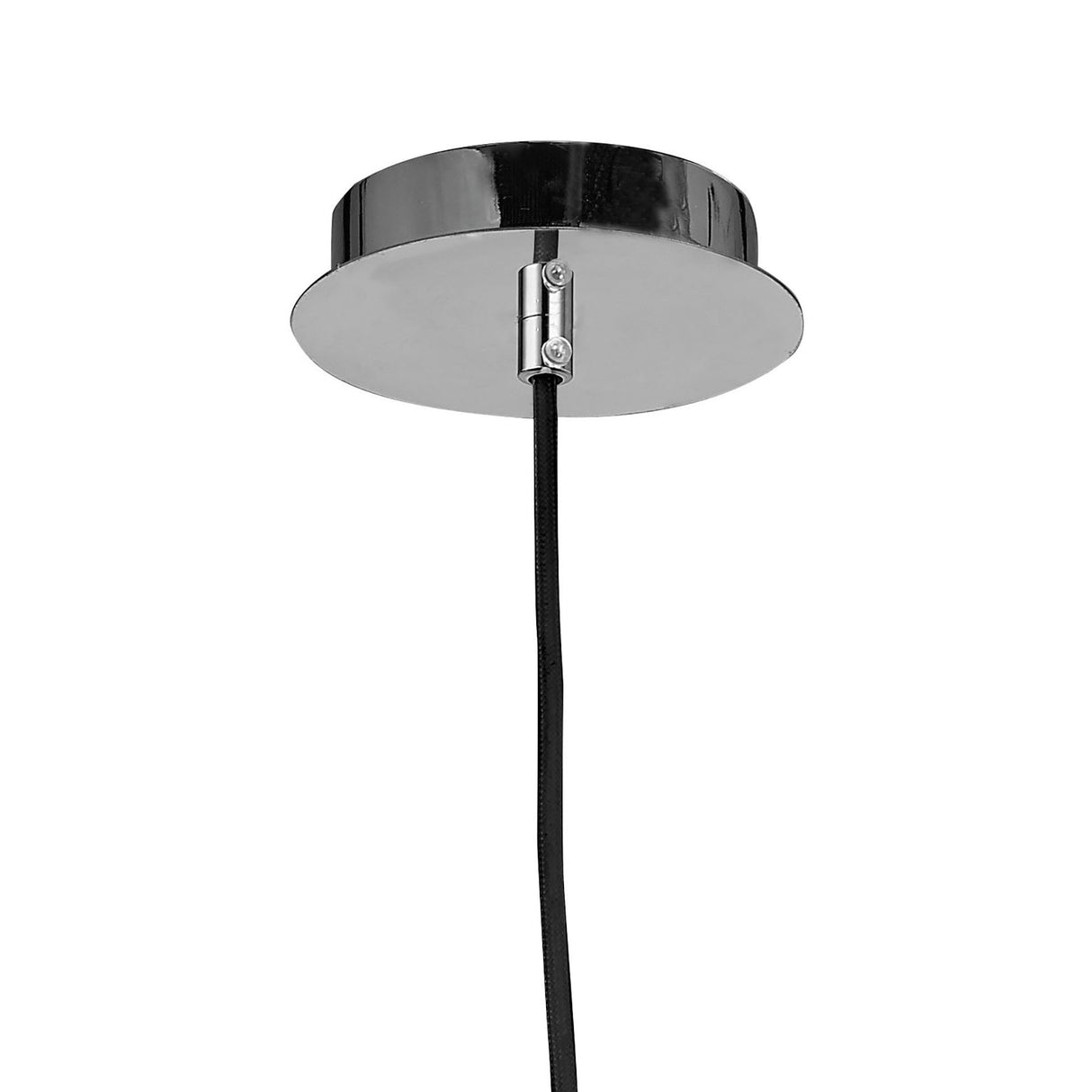 Triangular Beech Pendant Light with Polished Chrome Accent
