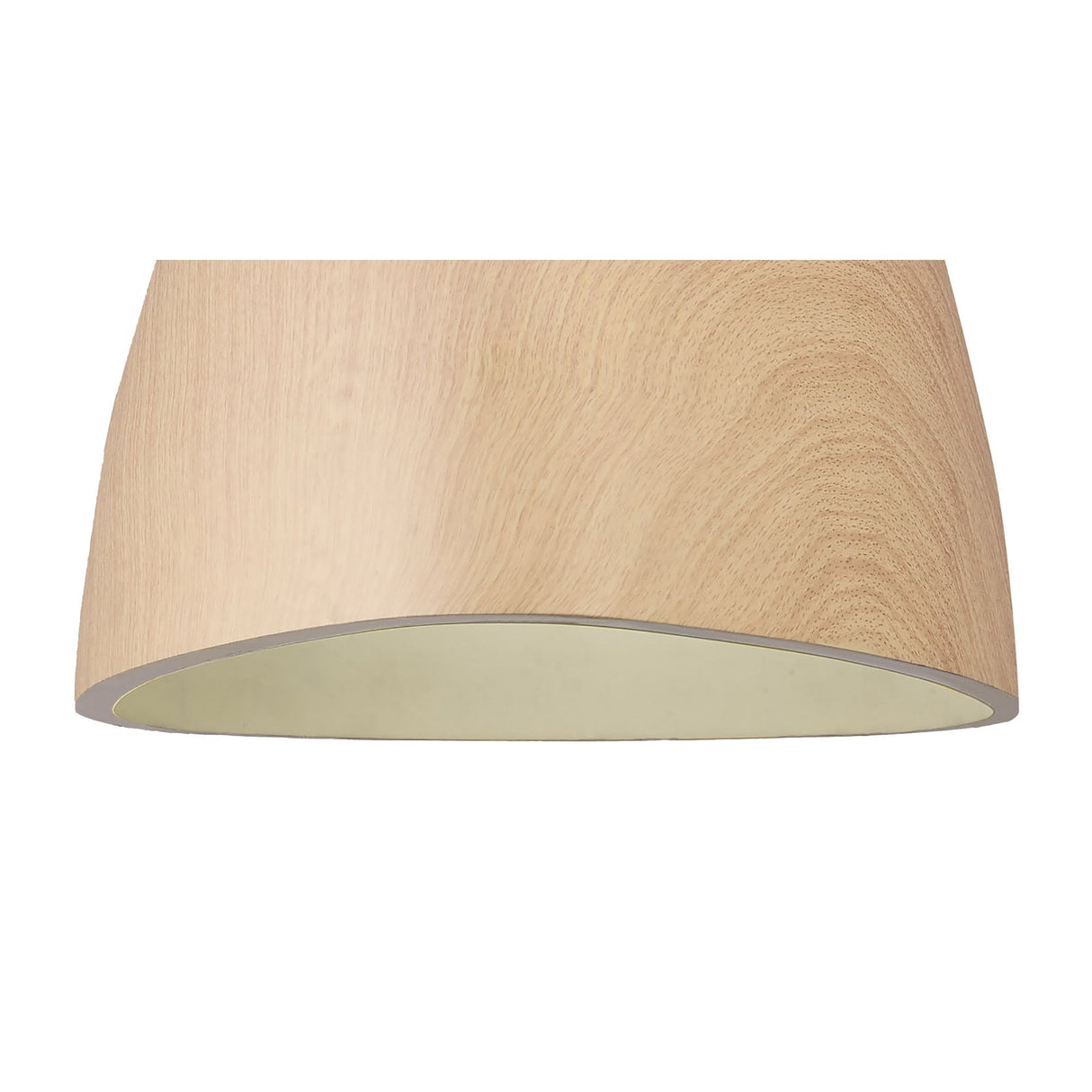 Triangular Beech Pendant Light with Polished Chrome Accent