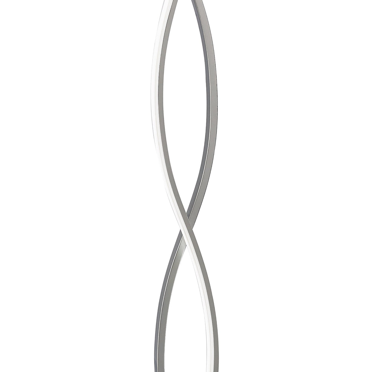 Sahara LED Floor Lamp 21W, Warm White 3000K, Elegant Silver/Chrome Design, with Dimmer, 3-Year Warranty