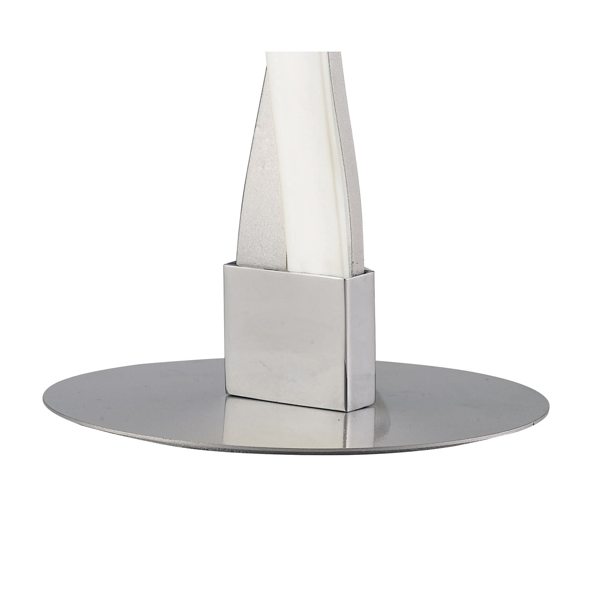 Sahara Table Lamp - Sleek Silver & Frosted Acrylic, 6W LED 3000K, 420lm, Elegant Design with 3-Year Warranty