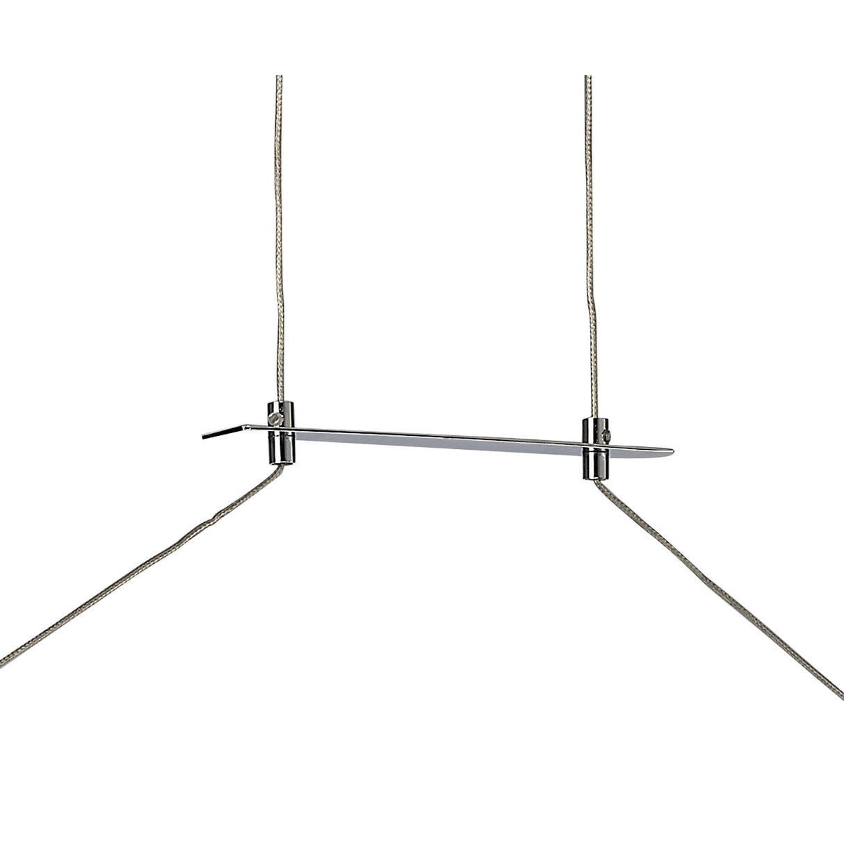 Sahara XL LED Pendant Light, 3000K Warm White, Silver & Polished Chrome Finish, 42W, 3400lm, 3-Year Warranty