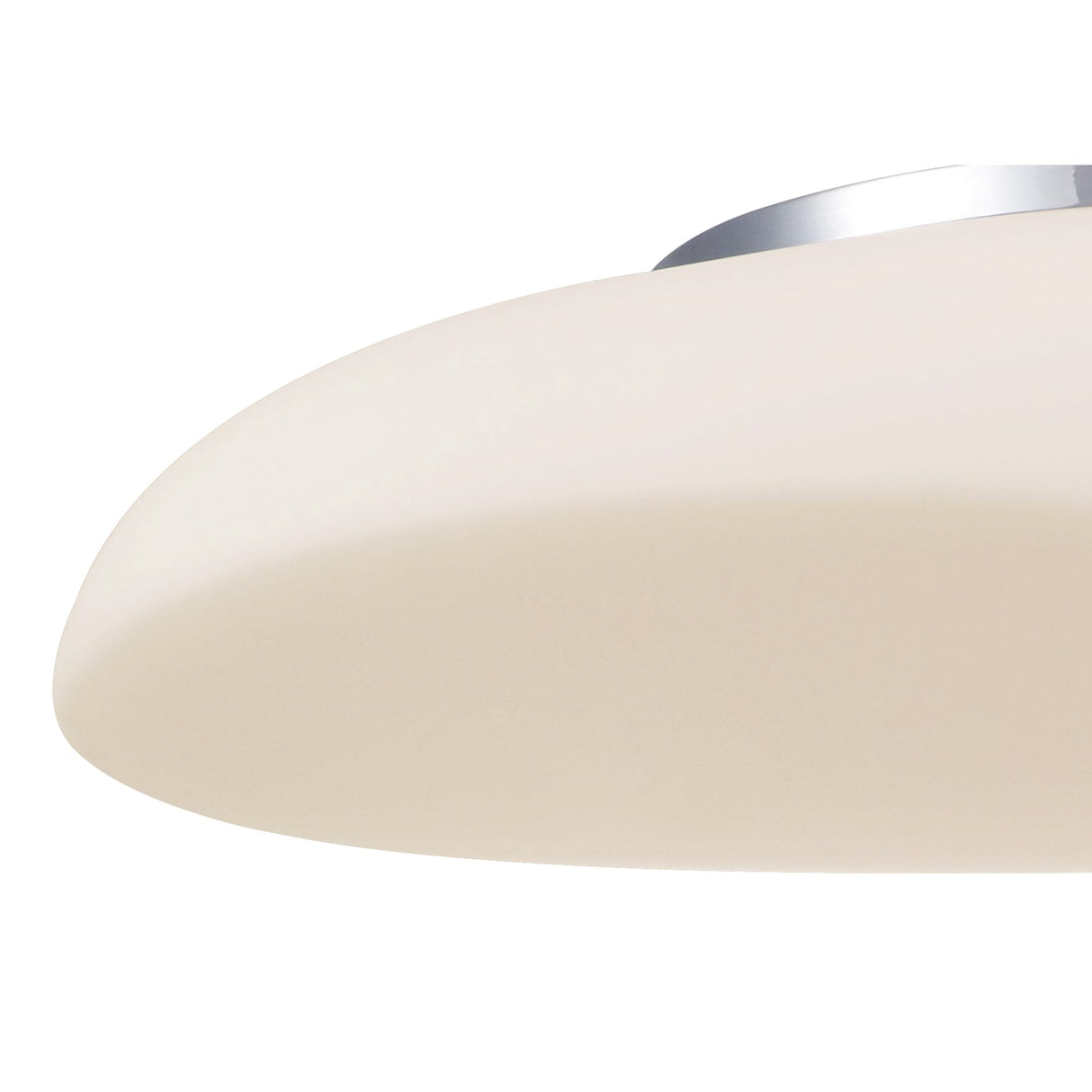 Elegant Frosted Glass Quad Pendant Light, Polished Chrome Finish