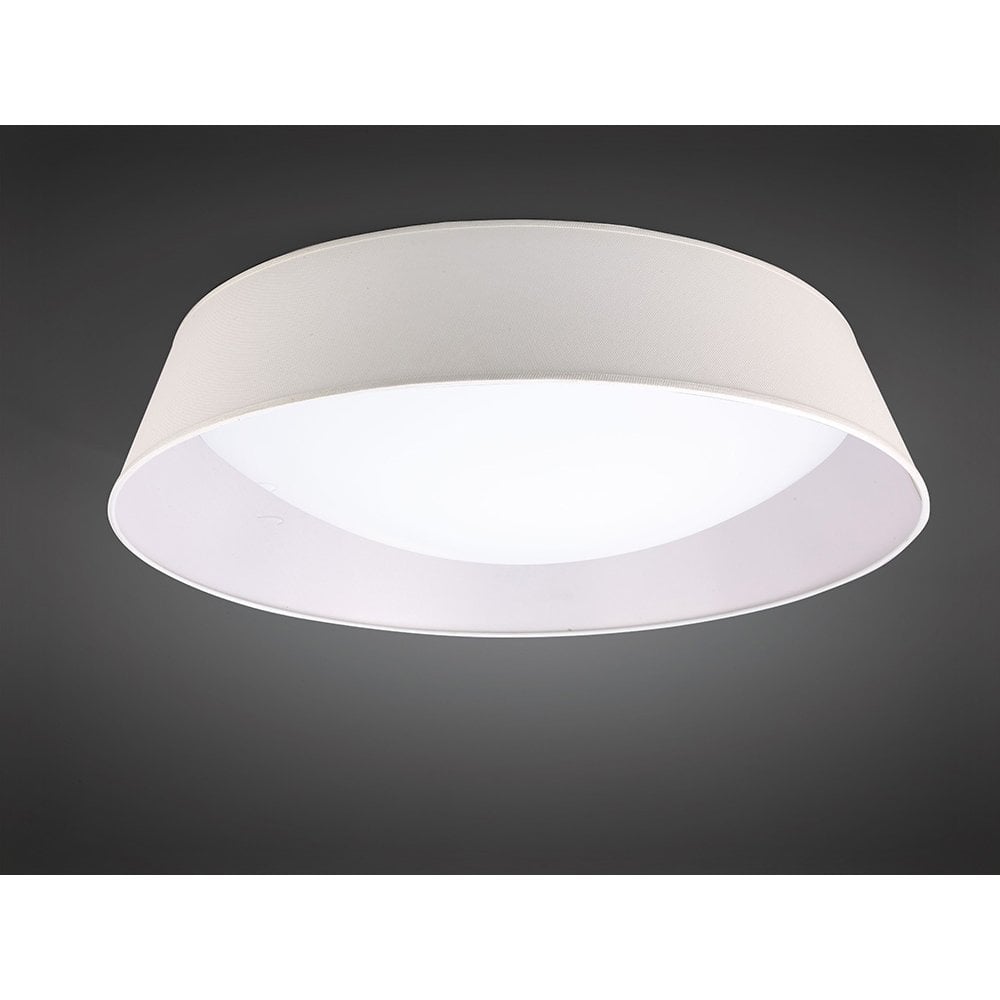 Nordica Ceiling Light, 9 E27 LED/CFL, 90cm Ivory White Shade, Modern Mediterranean Design, 2-Year Warranty