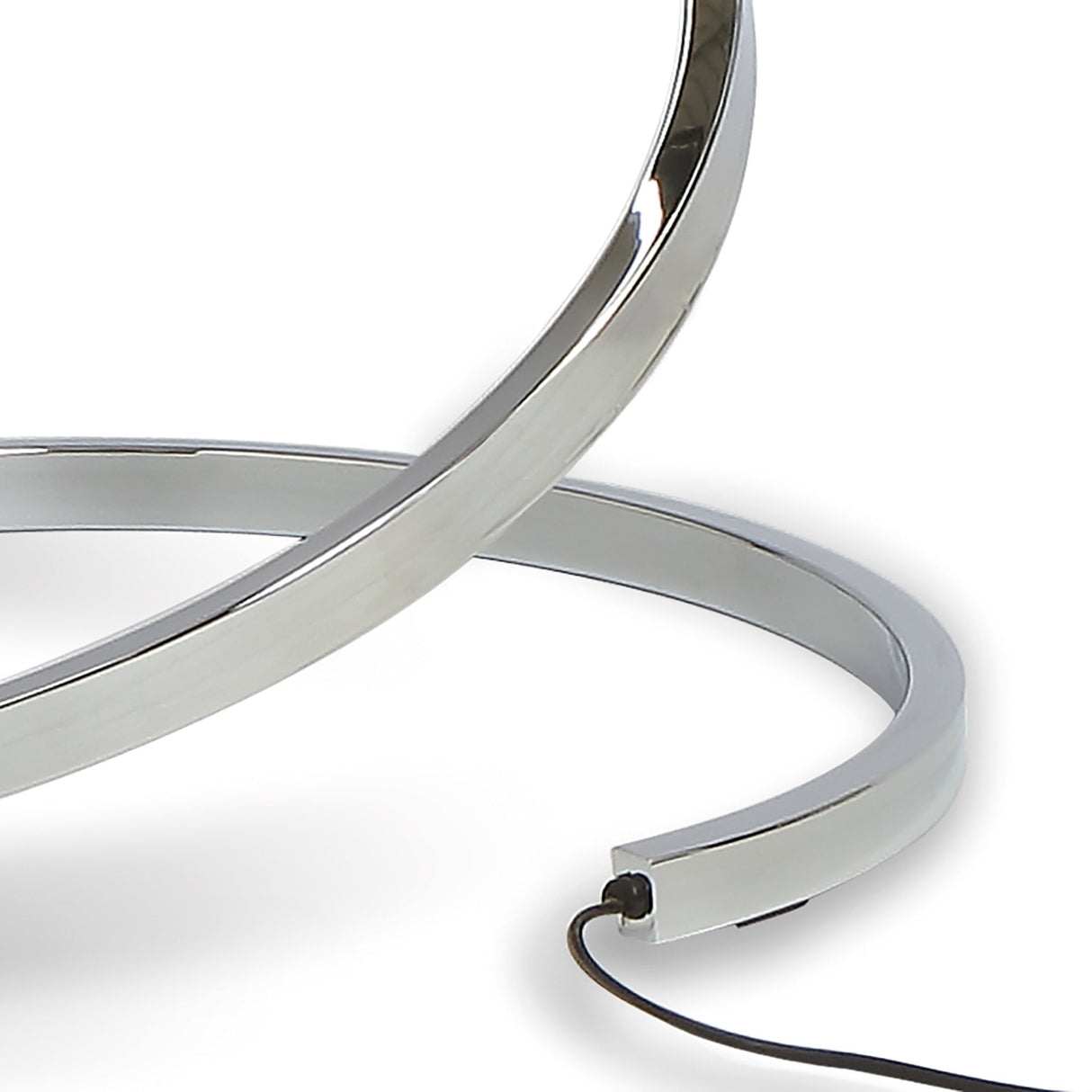 Nur XL LED Floor Lamp - 22W, 3000K Warm White, Dimmable, Polished Chrome Finish with Frosted Acrylic