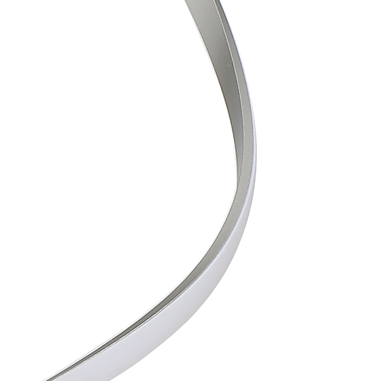 Nur XL LED Floor Lamp - 22W, 3000K Warm White, Dimmable, Polished Chrome Finish with Frosted Acrylic