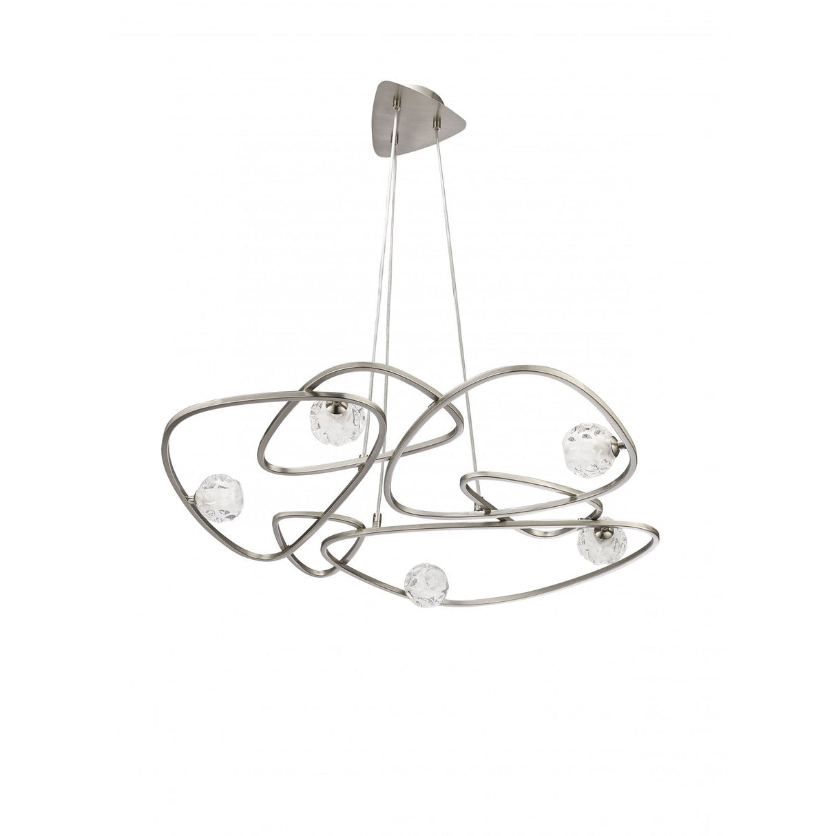 Lux Radiant 5-Light Pendant in Polished Chrome