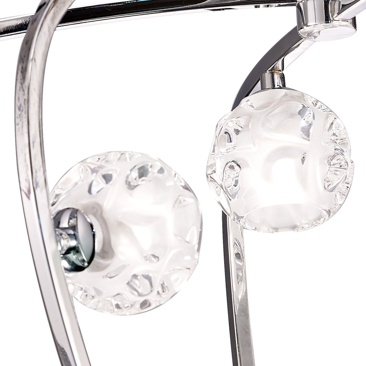 Radiant Elegance 5-Light Ceiling Fixture, Polished Chrome