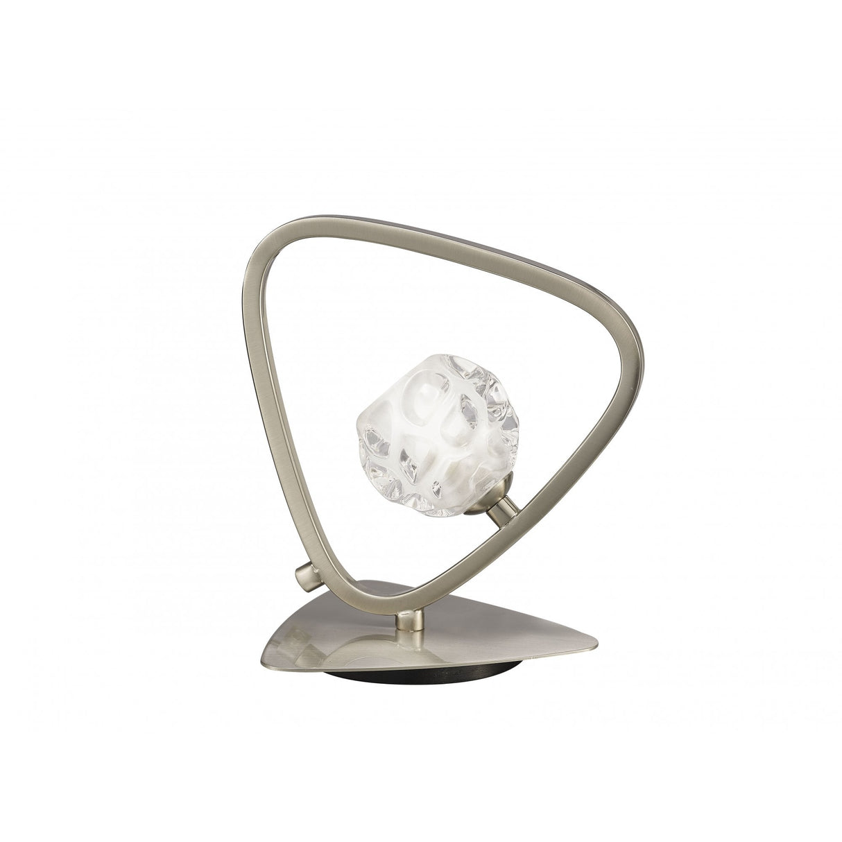 Sleek Lux Table Lamp with Single G9 Light in Polished Chrome Finish