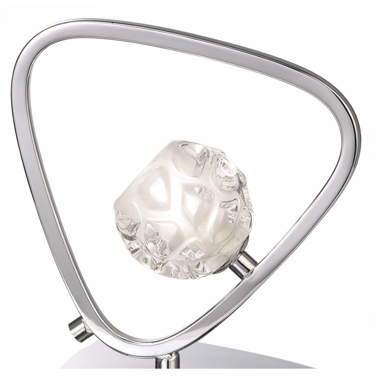 Sleek Lux Table Lamp with Single G9 Light in Polished Chrome Finish