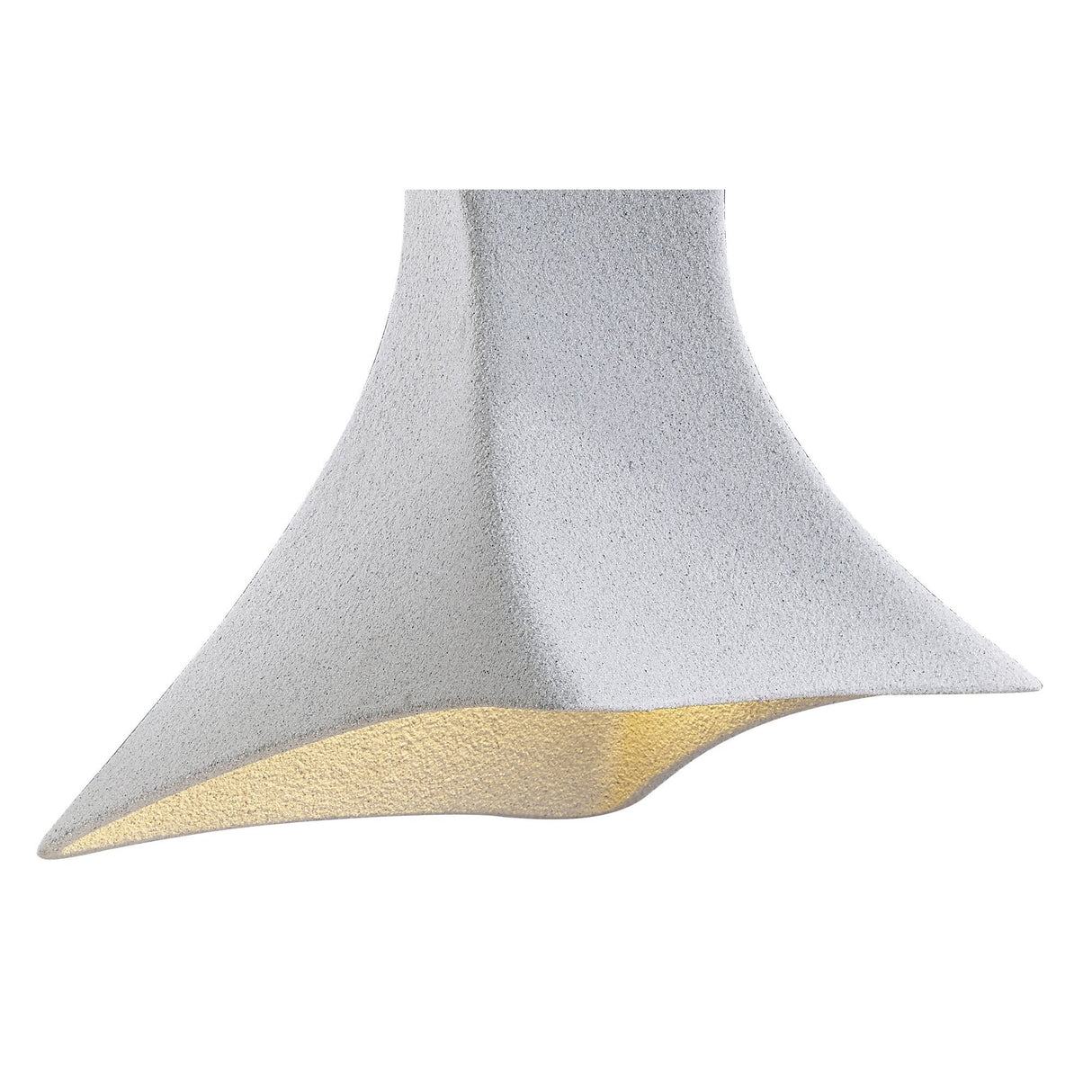 Twist Pendant Light with Cement & Polished Chrome Finish, E27 Bulb, by Santiago Sevillano Sebastia