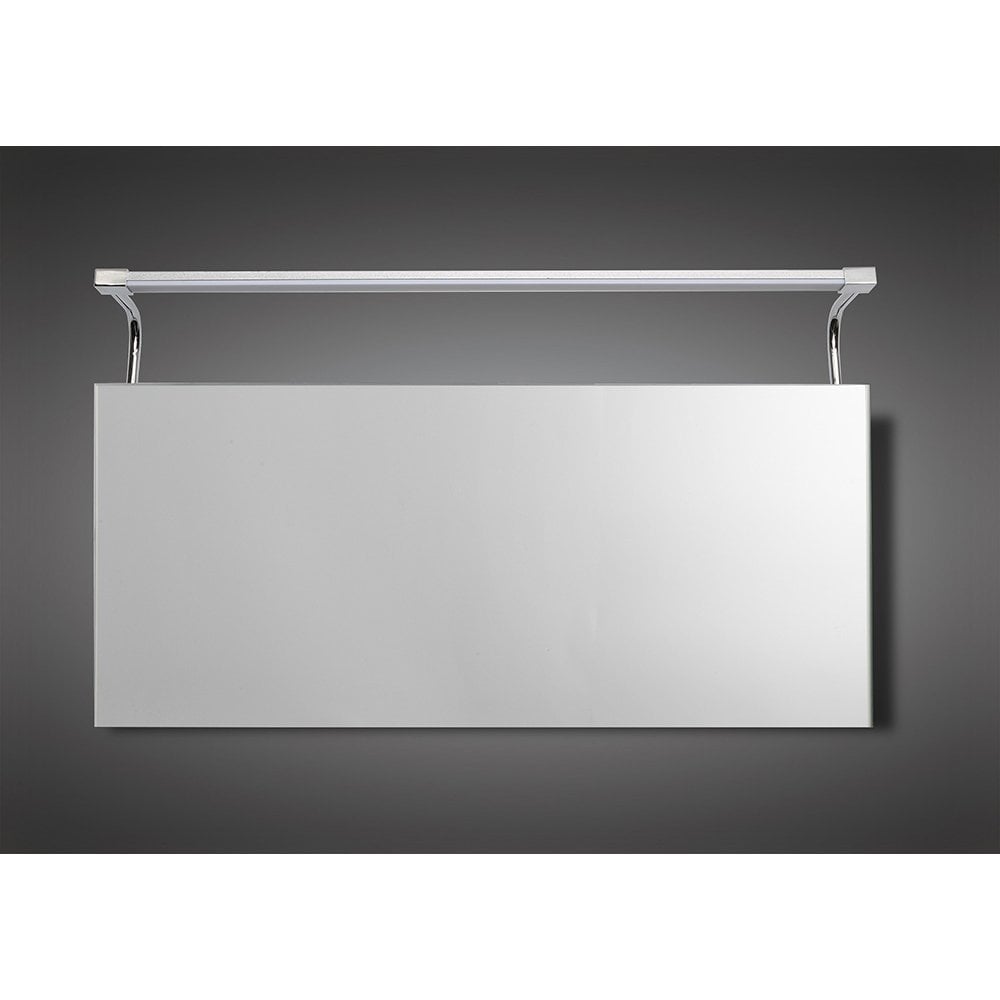 Sisley Sleek LED Wall Lamp 10W, IP44, Modern Silver/Chrome Finish, 4000K Natural White, 3-Year Warranty