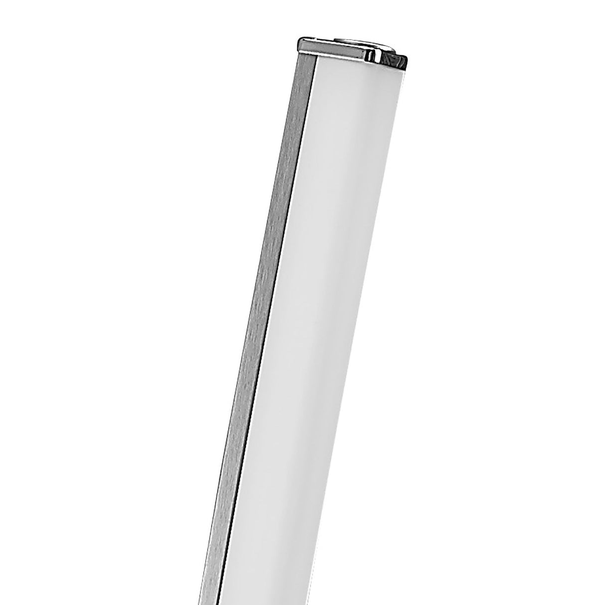 Elegant Satin Nickel and Chrome LED Floor Lamp with Touch Dimmer, 23W 3000K Warm White, 1590lm, 3-Year Warranty
