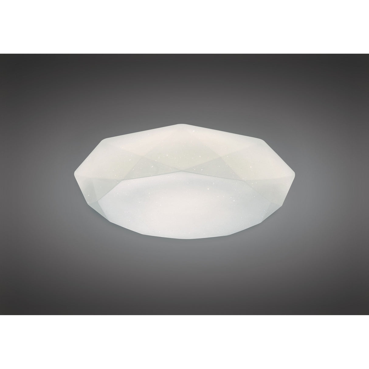Diamante 21W LED Ceiling Light, 5000K Pure White, Opal White Finish, 3-Year Warranty