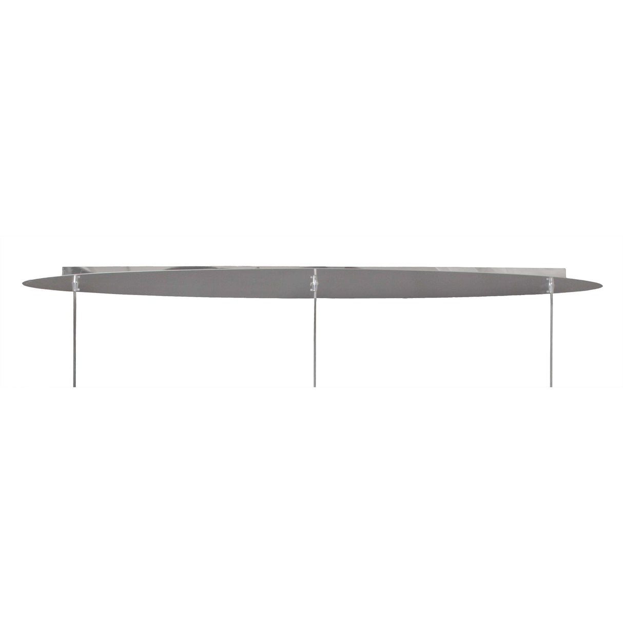 Organica 3-Light Pendant E27, Gloss White & Polished Chrome