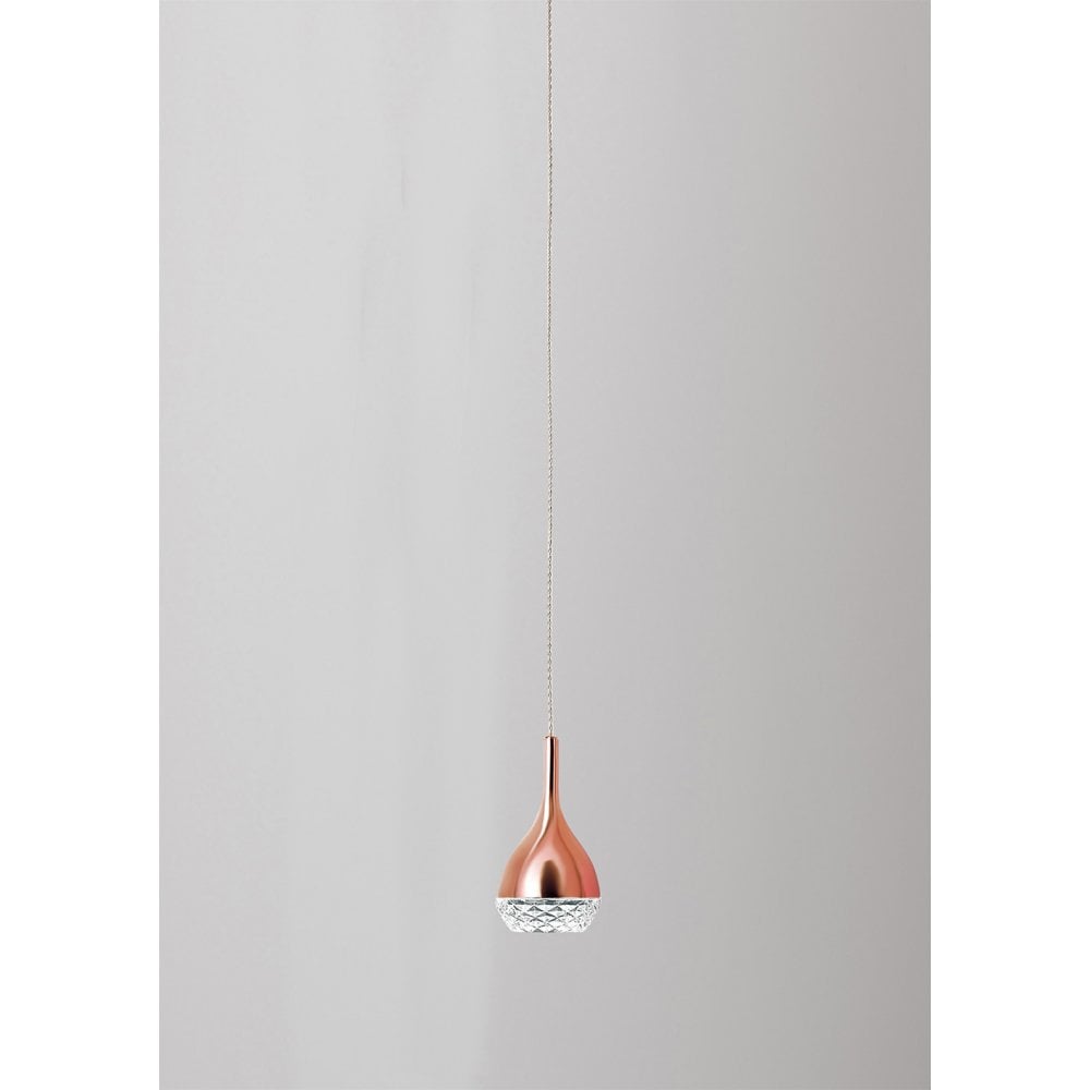 Santiago Sevillano Khalifa Copper GU10 Pendant Light