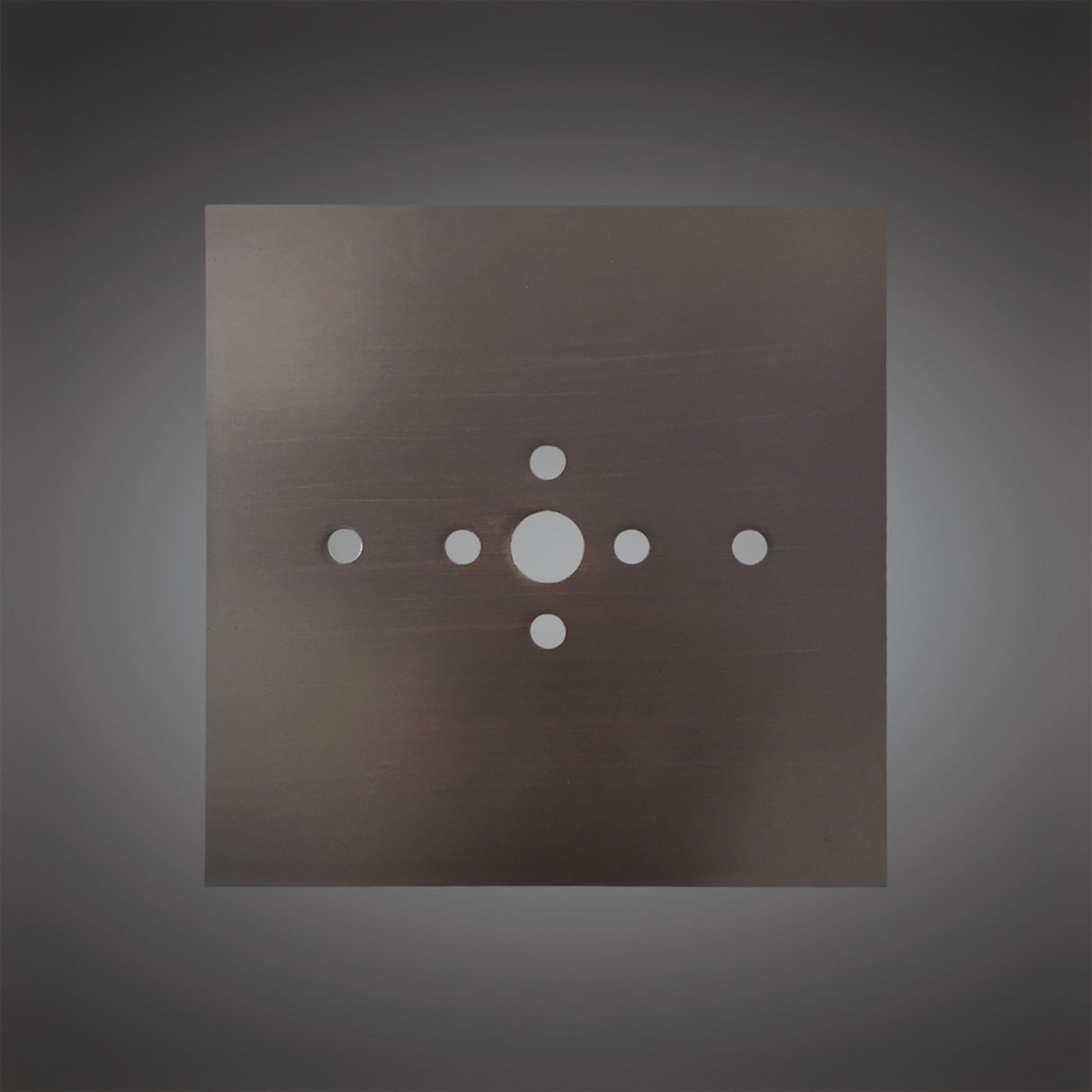 Bahia Flush Mount Wall Lamp Plate Kit - Satin Nickel Finish