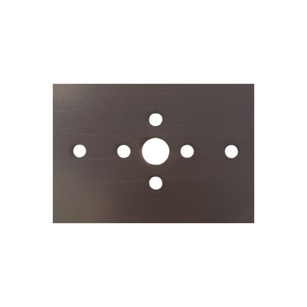 Bahia Flush Mount Wall Lamp Plate Kit - Satin Nickel Finish