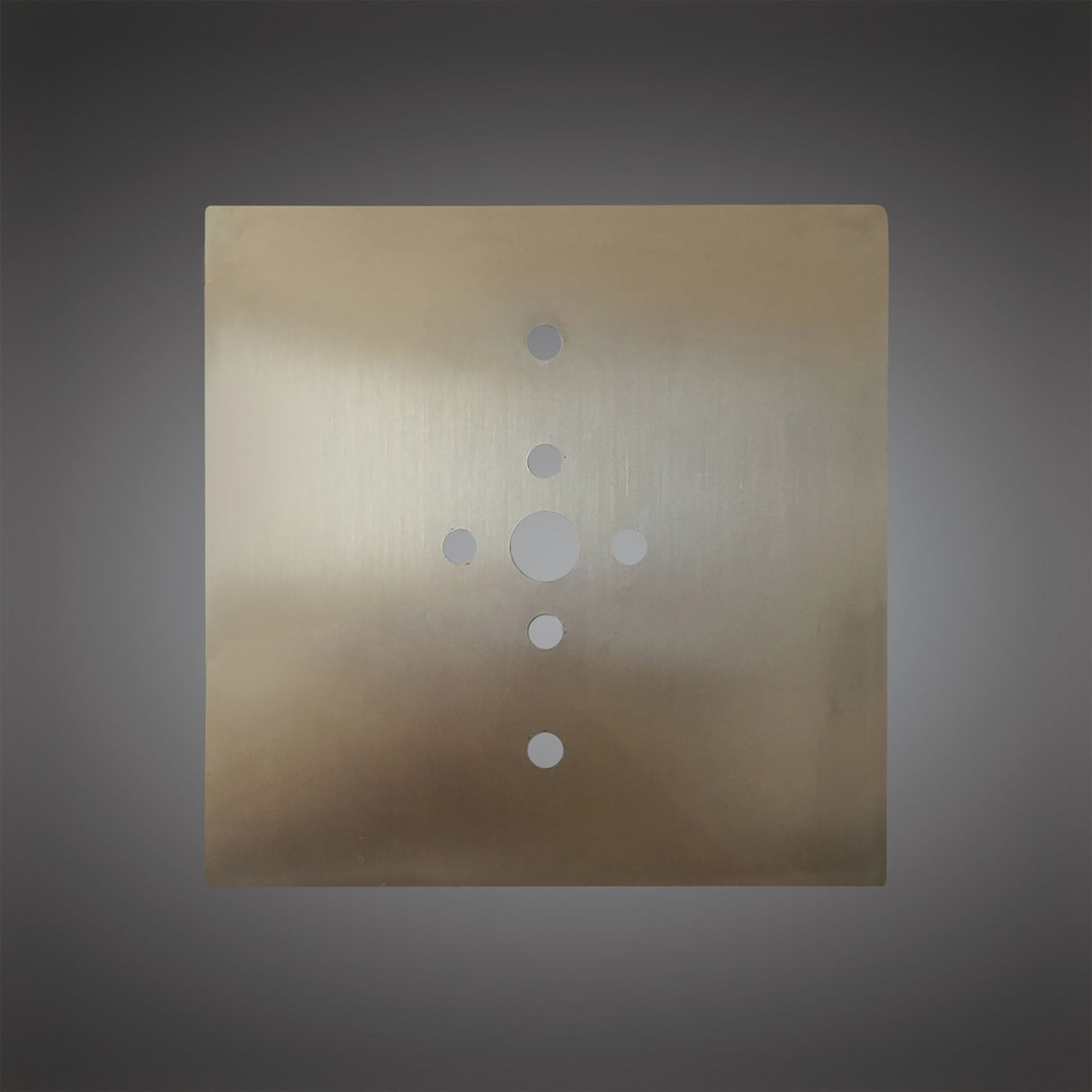 Bahia Bronze Flush Mount Plate Kit for M5233/M5235 by Santolaria & Llusca