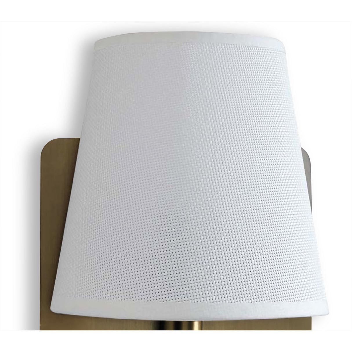 Bahia Wall Lamp with Bronze Finish, White Shade, E27 & Adjustable 3W LED Reading Light, 4000K, 200Lm, 3-Year Warranty