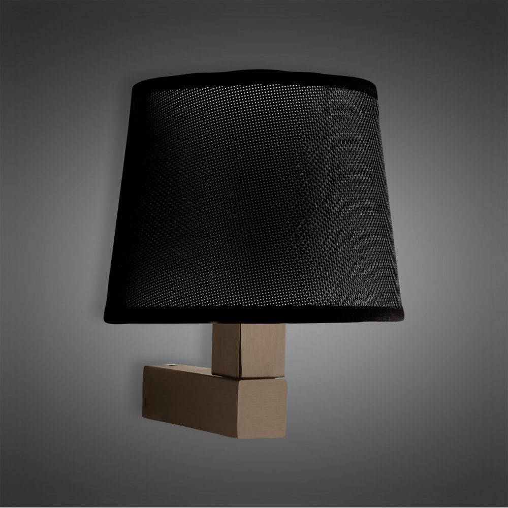 Bahia Bronze Wall Lamp with E27 Holder - No Shade Included