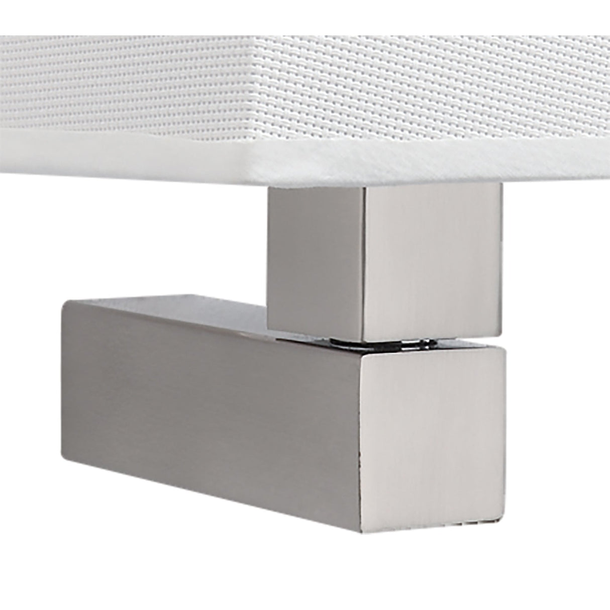 Bahia Satin Nickel Wall Lamp with E27 Holder - No Shade