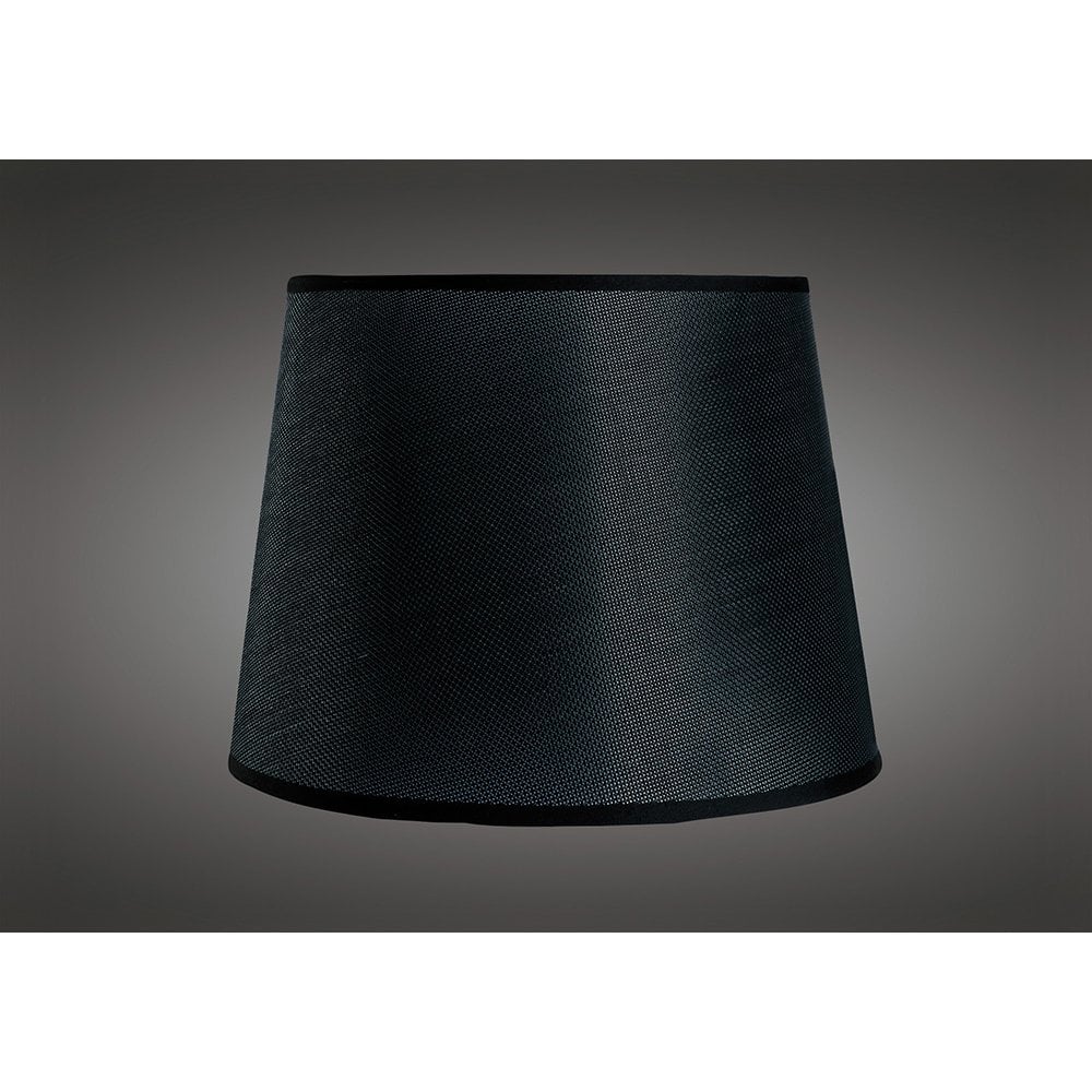 Habana Black Circular Shade (200 x 152mm) for Wall Lamps