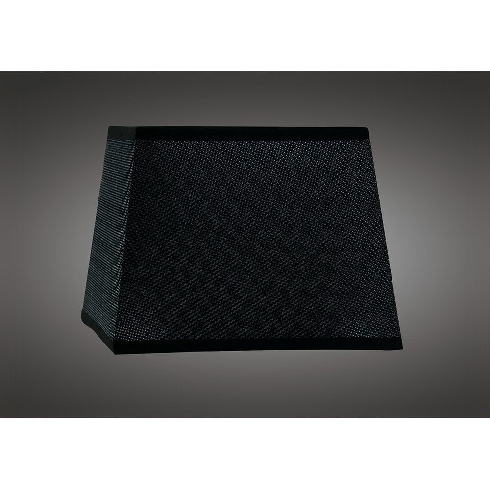 Habana Black Square Lampshade 160/200 x 152mm for Wall Lighting