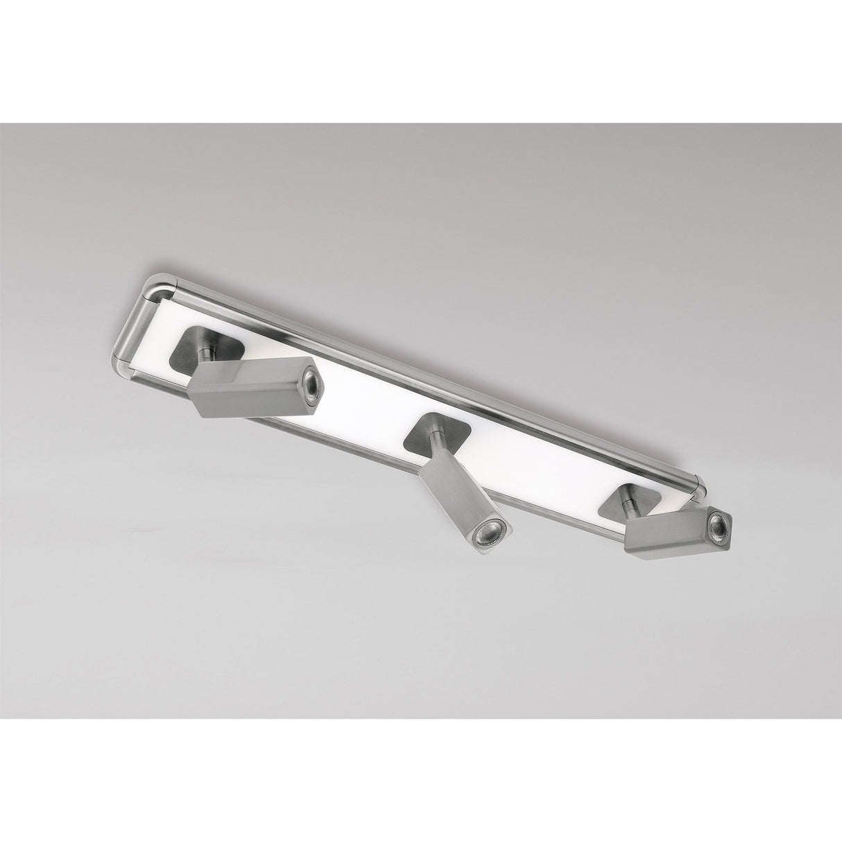 Ibiza Ceiling/Wall Light with Backlit 3-Head LED in Satin Nickel - 30W, 4000K, 2200lm, 3-Year Warranty