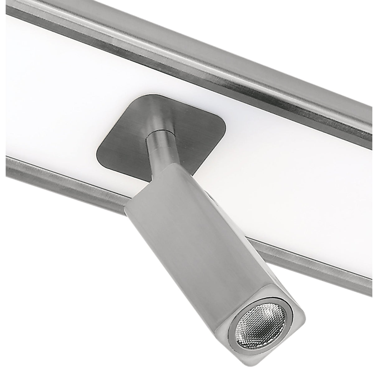 Ibiza Ceiling/Wall Light with Backlit 3-Head LED in Satin Nickel - 30W, 4000K, 2200lm, 3-Year Warranty