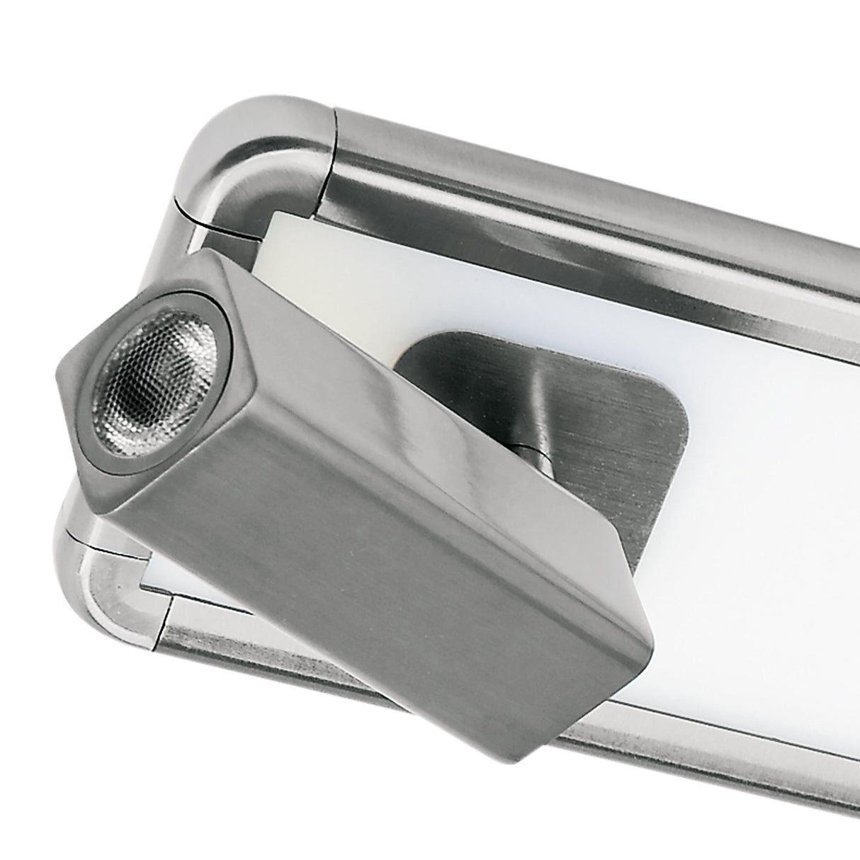 Ibiza 2-Head Ceiling/Wall Light with 20W LED Backlit, Satin Nickel Finish, 4000K, 1500lm, 3-Year Warranty