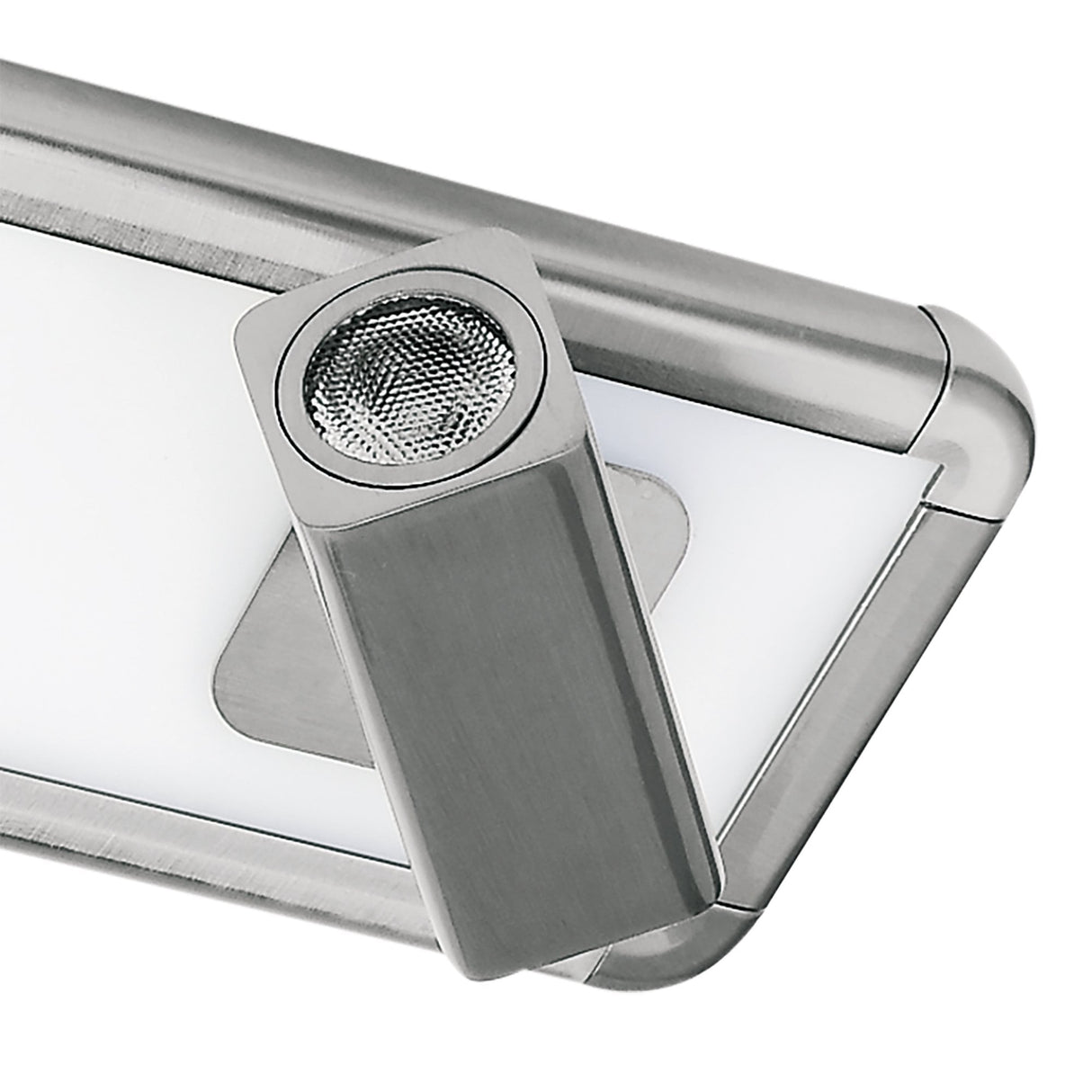 Ibiza 2-Head Ceiling/Wall Light with 20W LED Backlit, Satin Nickel Finish, 4000K, 1500lm, 3-Year Warranty